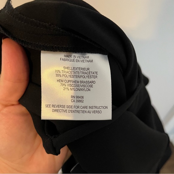 Theory Black Wrap Style Sleeveless Jogger Jumpsuit women’s size 4 cocktail Odila - Picture 10 of 10